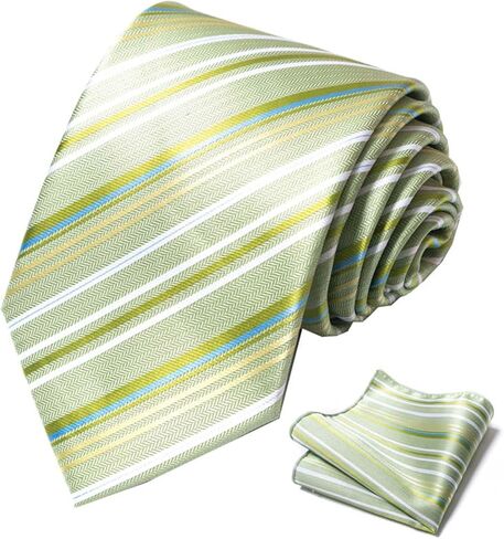 alizeal 3pcs قميص ملابس رجالي مع ربطة عنق جيب مربعة مجموعة كلاسيكية طويلة الأكمام طويلة الأكمام مطابقة زر العنق أسفل القميص in Kuwait