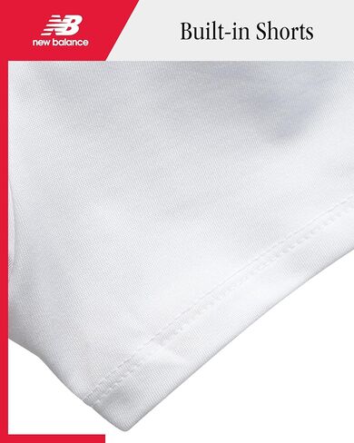 New Balance Girls' Scooter Set - 2 Piece Fleece Short Sleeve Graphic Tee and Activewear Skorts for Girls (Sizes: 7-12) in Kuwait