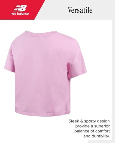 New Balance Girls' Scooter Set - 2 Piece Fleece Short Sleeve Graphic Tee and Activewear Skorts for Girls (Sizes: 7-12) in Kuwait