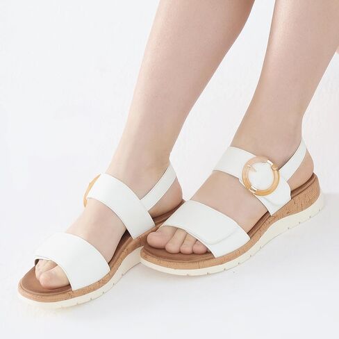 UBFEN Womens Flat Sandals Arch Support Open Toe Walking Comfy Casual Low Wedge Summer Shoes in Saudi Arabia