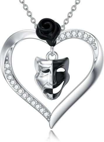 MONGAS Sunflower Necklace Sterling Sliver Sunflower Heart Necklace Pendant Heart Jewelry Sunflower Gifts for Women Birthday in Saudi Arabia