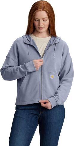 Carhartt Women's Tencel Fiber Series Loose Fit Full-Zip Sweatshirt in Saudi Arabia