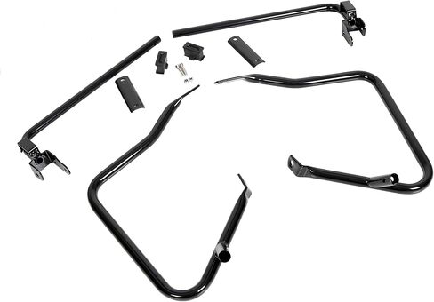 حانات حارس حرس Ecotric Saddlebag متوافقة مع 2014-2024 Harley Davidson Touring Street Road Glide Flh Facs Guard Mount Black in Kuwait