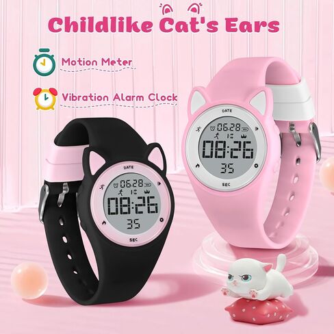 Kids Digital Watches for Girls Boys, Sports Watch with Fitness Tracker, Pedometer, Alarm Clocks, Stopwatch, No App Needed & Waterproof Kids Watch, Gift for Teens Girls Boys Ages 5-14 in Saudi Arabia