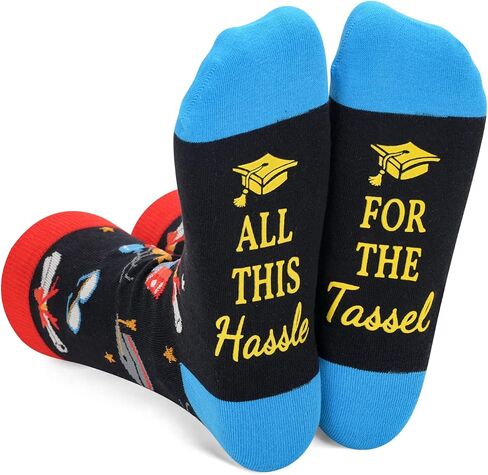 Reading Graduation Gifts for Him and Her - Book Lover Graduation Socks for Women Men in Saudi Arabia