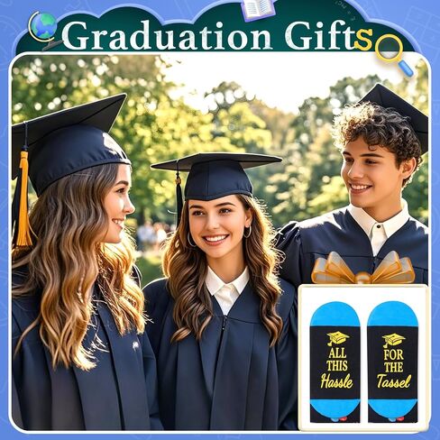Reading Graduation Gifts for Him and Her - Book Lover Graduation Socks for Women Men in Saudi Arabia