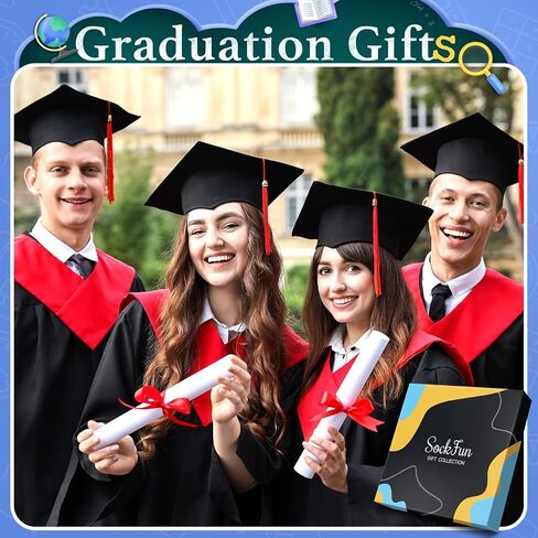 Reading Graduation Gifts for Him and Her - Book Lover Graduation Socks for Women Men in Saudi Arabia