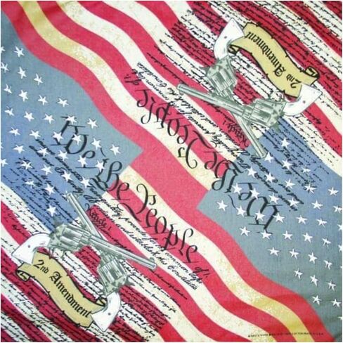 Patriotic Bandannas, 22x22, Made in USA, Great for Crafts in Kuwait