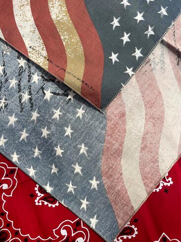 Patriotic Bandannas, 22x22, Made in USA, Great for Crafts in Kuwait