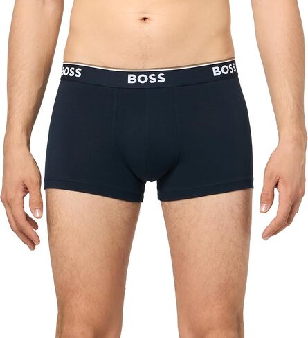 BOSS Men's 3-Pack Multi Color Bold Logo Trunks in Kuwait