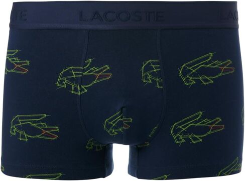 Lacoste Men's Cotton Stretch Print Animation Trunk in Saudi Arabia
