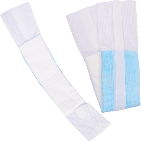 Extra Long Postpartum Maternity Pads with Tails [24 Pack] Large 3''x20'' Maximum Absorbency Heavy Flow Postpartum Incontinence Pads - Ultra Soft Disposable Nursing Pads for New Moms (24) in Saudi Arabia