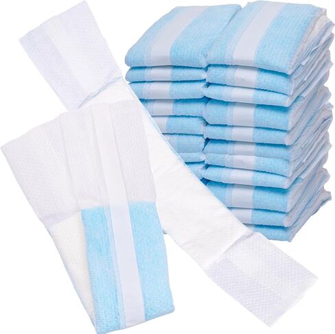 Extra Long Postpartum Maternity Pads with Tails [24 Pack] Large 3''x20'' Maximum Absorbency Heavy Flow Postpartum Incontinence Pads - Ultra Soft Disposable Nursing Pads for New Moms (24) in Saudi Arabia