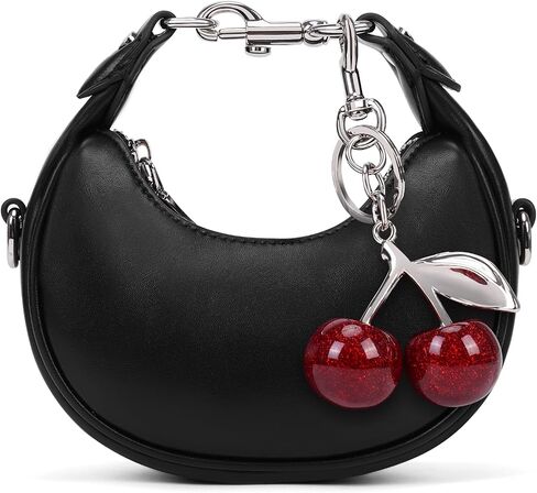 JQWSVE Small Top Handle Bags for Women Rhinestone Mini Purses Ladies Handbags Trendy Crescent Mini Crossbody Purse in Kuwait