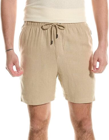 Men's Classic Pull On Linen Shorts 6.25" in Saudi Arabia