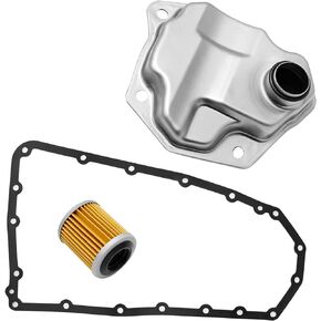 31728-1XF03 Transmission Oil Filter with Gasket CVT Auto Transmission Filter Kit Replacement for Nissan 2007-2017 Altima Juke Nv200 Rogue JF011E