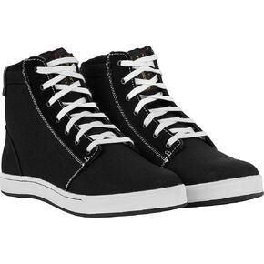 Highway 21 Men's Motorcycle Axle Shoes (Black/White, US 14)