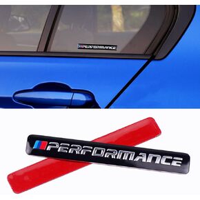 Car 3 Color Classic Badge Metal Sticker is Suitable for car Windshield Side Mudguard Bumper Trunk Hood and car Interior and so on（2PCS Black）