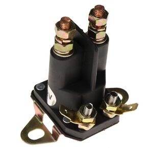 ZTUOAUMA 4-Terminal Starter Solenoid 12V DC Contactor 784-1221-210 117-1197 for Trombetta Kawasaki Ferris Toro Lawn Mowers