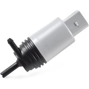 OTUAYAUTO 21323-232316A Windshield Washer Pump - Replacement for BMW E90, 525i, 328i, 325xi, 335i, 325i, M3, M5, M6- Washer Fluid Pump with Grommet - Replaces OEM #:67127302589,67126934159
