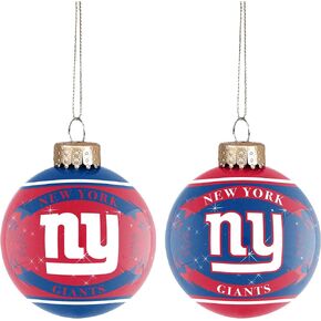 foco NFL Holiday Hanging Tree Glass Ball Ornament - 2 Pack in Kuwait