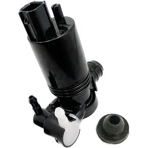 5093412AA Windshield Washer Pump with Grommet,Compatible with PT Cruiser,Town & Country,Caravan,Durango,Grand Caravan,Liberty,Grand Cherokee