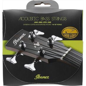 Ibanez Carbon Coated Strings for 32 Inch Scale Acoustic Bass-040-095 80/20 Bronze (IABS4XC32)