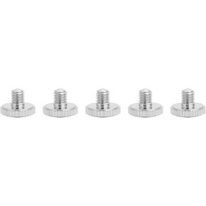 5Pcs Trumpet Screws, Metal Trumpet Slide Finger Ring Screws Buttom Piston Valve Screw Replacement for Trumpet Replacement Instrument Accessory