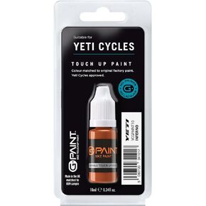 Yeti Bike Touch-Up Paint - INFERNO - 10ml Bottle - Touch-Up Paint Kit for Scratched or Chipped Bike Frames - GPaint Bike Paint