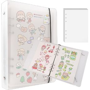 Blank Sticker Book Collecting Album A4 Reusable Sticker Collecting 9.65 * 12.2 * 1.18in Sticker Binder Storage Book Sticker Organizer Collection for Collecting Stickers Labels