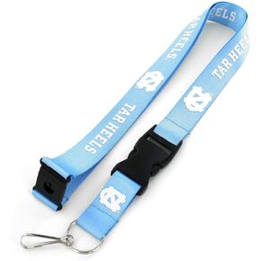 Aminco unisex NCAA North Carolina Tar Heels Team Lanyard, Blue, One Size US