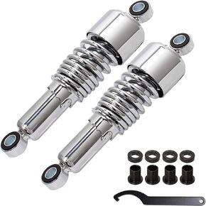 WFLNHB Motorcycle Rear Shocks Absorbers Round Hole 10.5inch 267mm Replacement for Sportster 883 1200