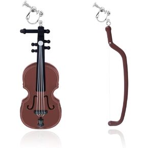 Guitar Earrings Retro Violin Earrings Acrylic Classical Earrings Retro Rock Band Music Earrings Music Lovers Statement Jewelry Clearance Teen Girl Gifts Trendy Stuff