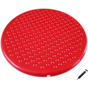 AppleRound Jr. Inflatable Seat Cushion with Pump, 31cm/12in Diameter, Sensory Wiggle Seat for Kids
