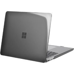 MOSISO Case Compatible with Surface Laptop 5/4/3 13.5 inch 2022 2021 2019 Release with Metal Keyboard (Models: 1951 & 1868), Protective Plastic Hard Shell Case Cover, Black