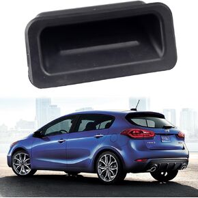 Rear Trunk Handle Boot Release Switch Compatible for Kia Forte 5 2011-2018 Replace Tailgate Door Hatch Liftgate Latch Lid Button Switch Black 81260-1M500