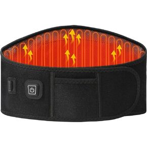 USB Heating Pad for Back Pain Relief, ALLJOY Portable USB Travel Heating Pad with USB Connector for Travel/Car, Auto Shut Off & 3 Heating Levels, Heating Pad for Abdomen Cramps, Back, Shoulder, Leg in Kuwait