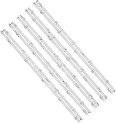 مجموعة 10 قطع من شرائط الإضاءة الخلفية LED لهيسنس شارب JL.D580A1330-365AS-M_V02 LC-58Q7370U LC-58Q7330U LC-58Q620U 58R6E 58H6550E H58AE6100 H58A6100 H58AE6000 H58AE6100UK HZ5 8A55 HD580S1U02 HD580S1U91 in Kuwait