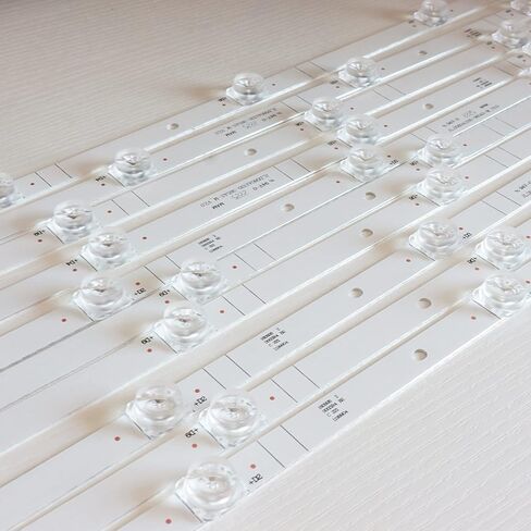 مجموعة 10 قطع من شرائط الإضاءة الخلفية LED لهيسنس شارب JL.D580A1330-365AS-M_V02 LC-58Q7370U LC-58Q7330U LC-58Q620U 58R6E 58H6550E H58AE6100 H58A6100 H58AE6000 H58AE6100UK HZ5 8A55 HD580S1U02 HD580S1U91 in Kuwait