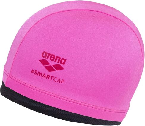 قبعة السباحة للشباب من Arena Smartcap Junior للأطفال، قبعة قماش للسباحة للشعر الطويل والقصير، ألوان متعددة in Kuwait