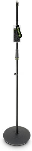 Gravity MS 2322 B Microphone Stand with Round Base and 2-Point Adjustment Telescoping Boom (GMS2322B) in Saudi Arabia