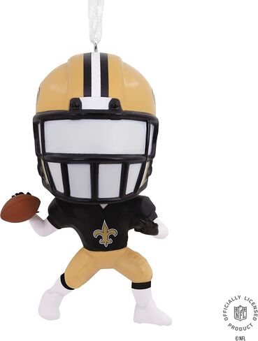 Hallmark NFL New Orleans Saints Bouncing Buddy Christmas Ornament in Saudi Arabia