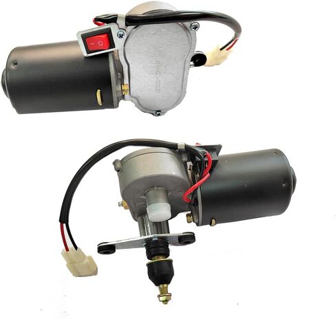 JEIFANOP Universal 12V UTV ATV محرك كهربائي ممسحة الزجاج الأمامي طقم محرك مع مجموعة زجاجة مضخة غسالة لـ Can-Am Polaris RZR 800 900 1000 Honda Pioneer، Kawasaki، عربة الجولف إلخ. in Saudi Arabia