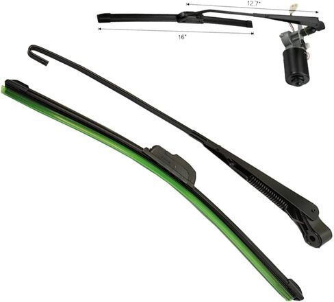 JEIFANOP Universal 12V UTV ATV محرك كهربائي ممسحة الزجاج الأمامي طقم محرك مع مجموعة زجاجة مضخة غسالة لـ Can-Am Polaris RZR 800 900 1000 Honda Pioneer، Kawasaki، عربة الجولف إلخ. in Saudi Arabia