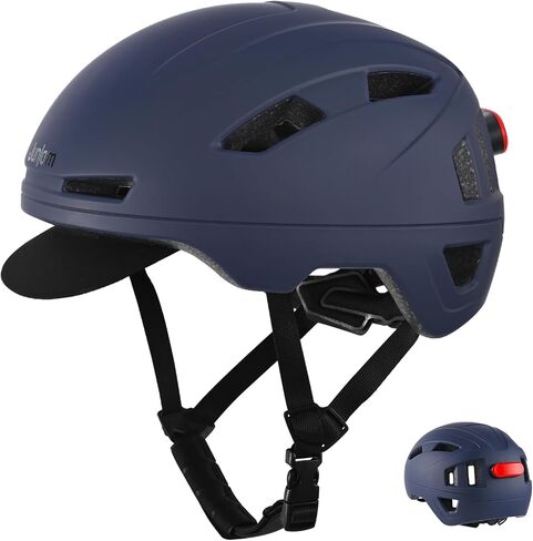 Bike Helmet Ebike Helmet with LED Lights - Urban Electric Bicycle Helmet for Adults, Men & Women - EN1078/CPSC/GCC& NTA-8776 Certified - Class 3 E-Bikes, Scooters, Commuter, Onewheel, Cycling in Saudi Arabia