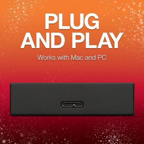 Seagate Backup Plus Portable 4TB External Hard Drive HDD – Black USB 3.0 for PC Laptop and Mac, 1 Year Myliocreate, 2 Months Adobe CC Photography, 2-year Rescue Service (STHP4000400) in Saudi Arabia