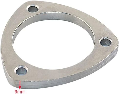 3 "3 بولت الفولاذ المقاوم للصدأ شفة العادم وحشية العادم مجموعة اتصال شفة العادم SS304 الفولاذ بروس 76 مللي متر in Saudi Arabia