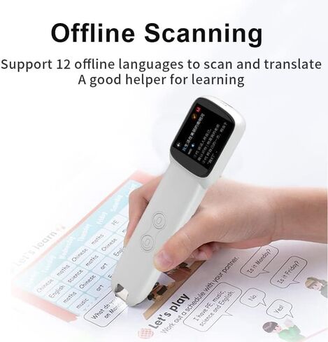 Electronic Language Translator Device Dictionary Pen, 112 Languages Scanning Translation Pen, Text Excerpt Language Translation Portable Scanner Pen for Business Learning in Kuwait