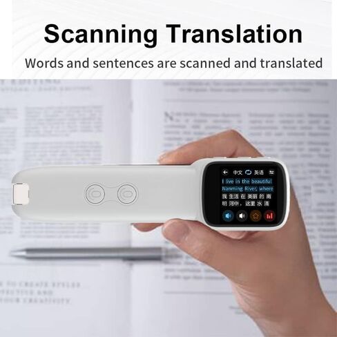 Electronic Language Translator Device Dictionary Pen, 112 Languages Scanning Translation Pen, Text Excerpt Language Translation Portable Scanner Pen for Business Learning in Kuwait