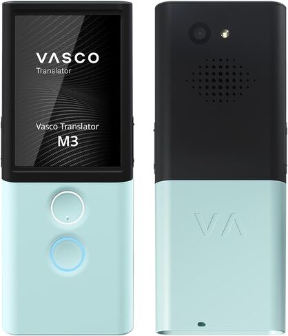 Vasco M3 Language Translator Device | The Only Translator with Free and Unlimited Internet in 200 Countries | Photo Translation | European Brand in Saudi Arabia